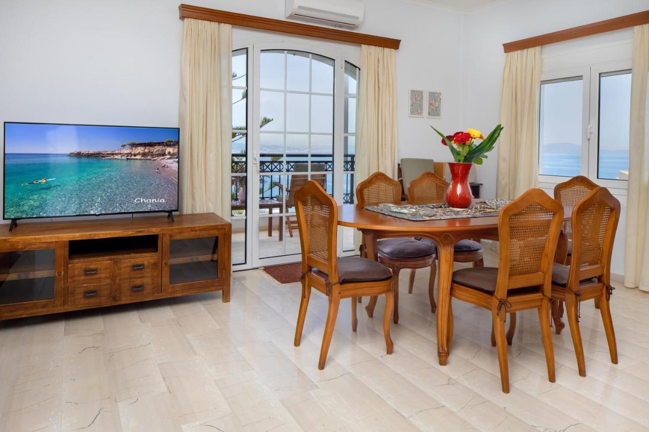 Sunset Home With Sea View Chania  Eksteriør billede