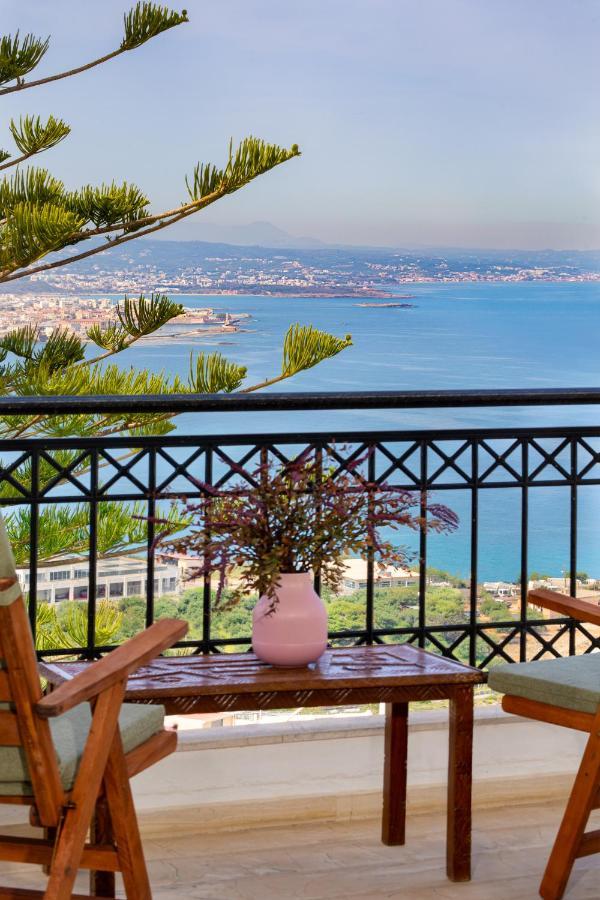Sunset Home With Sea View Chania  Eksteriør billede